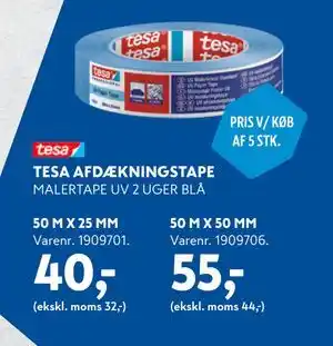 Davidsen TESA AFDÆKNINGSTAPE tilbud