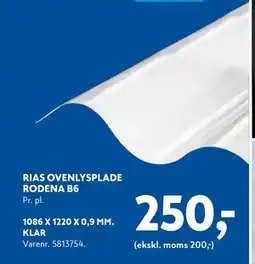 Davidsen RIAS OVENLYSPLADE RODENA B6 tilbud