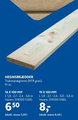 Davidsen HEGNSBRÆDDER tilbud