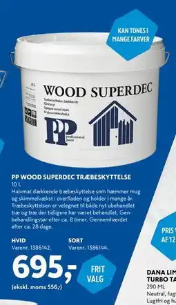 Davidsen PP WOOD SUPERDEC TRÆBESKYTTELSE tilbud