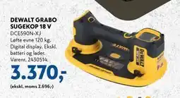 Davidsen DEWALT GRABO SUGEKOP 18 V tilbud