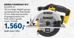 Davidsen DEWALT RUNDSAV 18 V tilbud