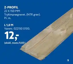 Davidsen Z-PROFIL tilbud