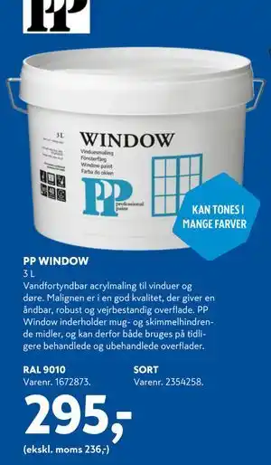 Davidsen PP WINDOW tilbud