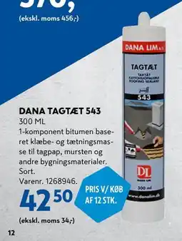 Davidsen DANA TAGTÆT 543 tilbud
