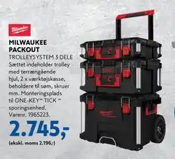 Davidsen MILWAUKEE PACKOUT tilbud