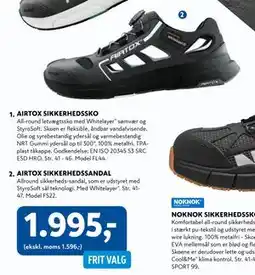 Davidsen AIRTOX SIKKERHEDSSANDAL tilbud