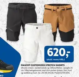 Davidsen MASCOT CUSTOMIZED STRETCH SHORTS tilbud