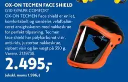 Davidsen OX-ON TECMEN FACE SHIELD tilbud
