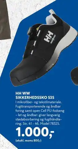 Davidsen HH WW SIKKERHEDSSKO S3S tilbud