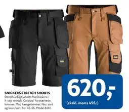 Davidsen SNICKERS STRETCH SHORTS tilbud