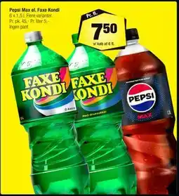 Calle Pepsi Max el. Faxe Kondi tilbud