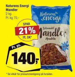 Calle Naturens Energi Mandler tilbud