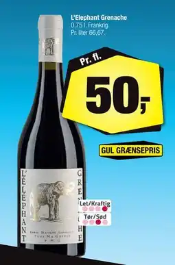 Calle L'Elephant Grenache tilbud