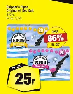 Calle Skipper's Pipes Original el. Sea Salt tilbud