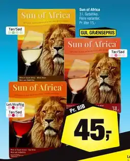 Calle Sun of Africa tilbud