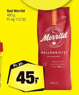 Calle Rød Merrild tilbud