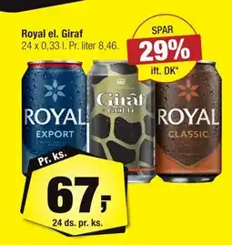 Calle Royal el. Giraf tilbud