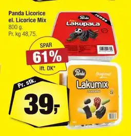Calle Panda Licorice el. Licorice Mix tilbud