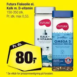Calle Futura Fiskeolie el. Kalk m. D-vitamin tilbud