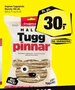 Calle Dogman Tyggepinde Munchy 100 stk tilbud