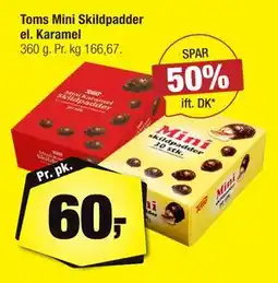 Calle Toms Mini Skildpadder el. Karamel tilbud