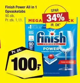 Calle Finish Power All in 1 Opvasketabs tilbud