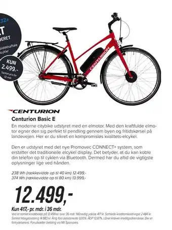 Cykelstyrken Centurion Basic E tilbud
