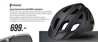 Cykelstyrken Specialized Centro LED MIPS cykelhjelm tilbud