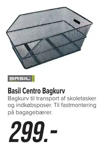 Basil Centro Bagkurv