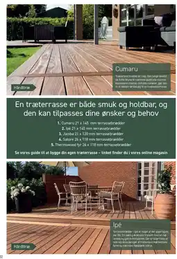 Johannes Fog Hårdttræ Cumaru eller Hårdttræ Ipé tilbud