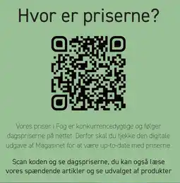 Johannes Fog Hvor er priserne? tilbud