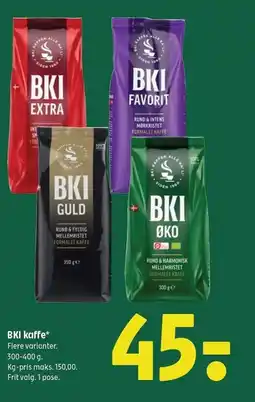 Coop 365 BKI KAFFE tilbud