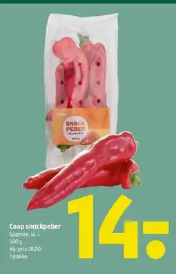 Coop 365 Coop snackpeber tilbud