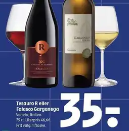 Coop 365 Tesauro R eller Falasco Garganega tilbud
