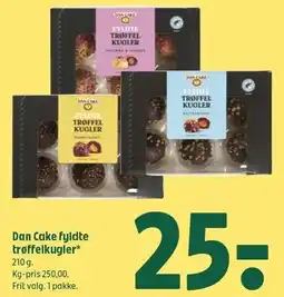 Dan Cake fyldte trøffelkugler