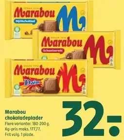 Coop 365 Marabou chokoladeplader tilbud