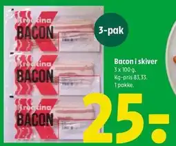 Coop 365 Bacon i skiver tilbud