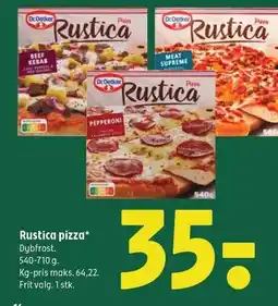 Coop 365 Rustica pizza tilbud