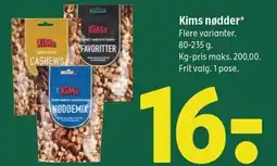 Coop 365 Kims nødder tilbud