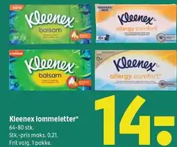 Coop 365 Kleenex lommeletter tilbud