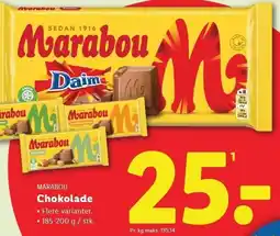 Lidl MARABOU Chokolade tilbud