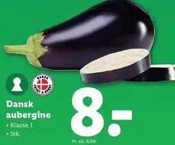 Lidl Danske aubergine tilbud