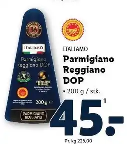 Lidl ITALIAMO Parmigiano Reggiano DOP tilbud