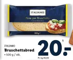 Lidl ITALIAMO Bruschettabrød tilbud