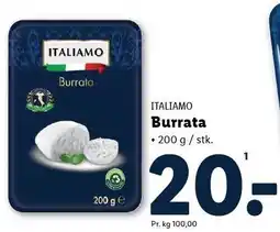 Lidl ITALIAMO Burrata tilbud