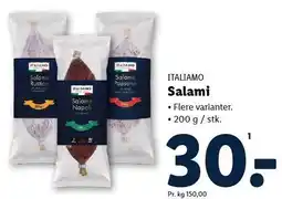 Lidl ITALIAMO Salami tilbud