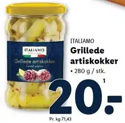 Lidl ITALIAMO Grillede artiskokker tilbud