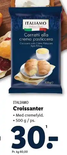 Lidl ITALIAMO Croissanter tilbud