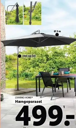 Lidl LIVARNO HOME Hængeparasol tilbud